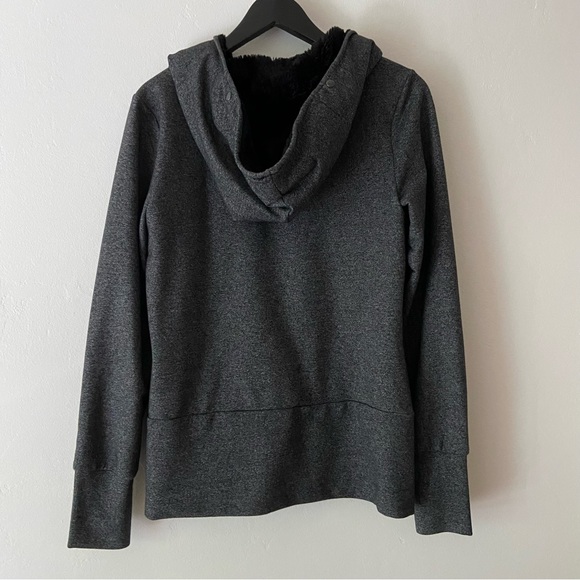 Betabrand Dark Gray Knockout Travel Hoodie - Picture 3 of 5